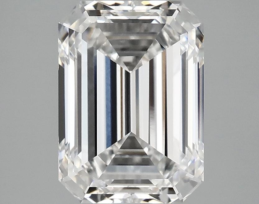 3.07 Carat Emerald Shaped Ideal Cut VVS2 IGI Certified Lab Grown Diamond