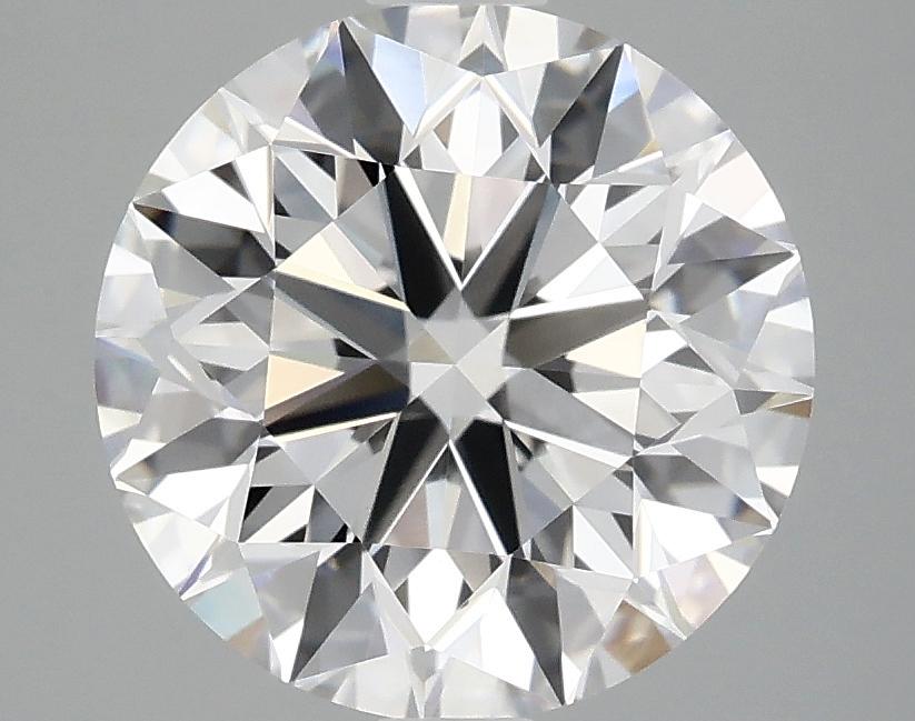 3.08 Carat Round Shaped Excellent Cut VVS2 IGI Certified Lab Grown Diamond