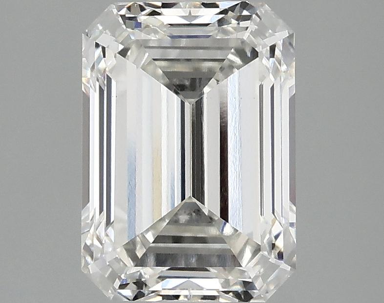 2.58 Carat Emerald Shaped Ideal Cut VVS2 IGI Certified Lab Grown Diamond