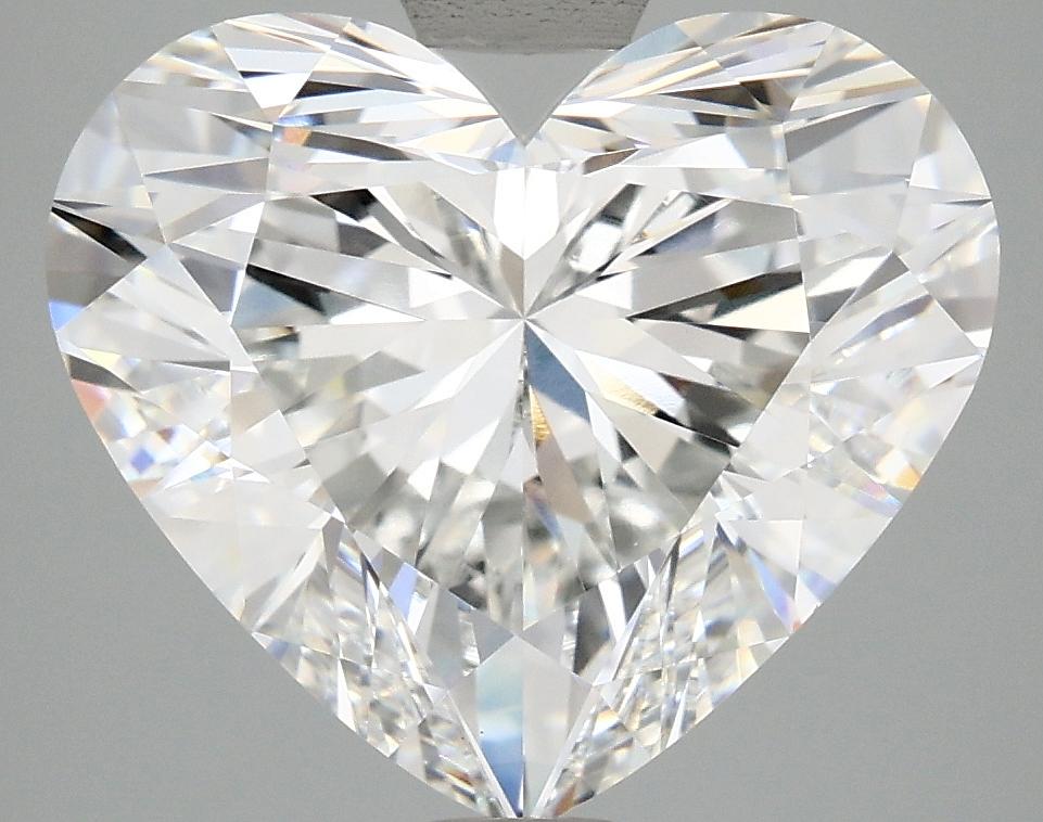 6.1 Carat Heart Shaped Ideal Cut VVS2 IGI Certified Lab Grown Diamond