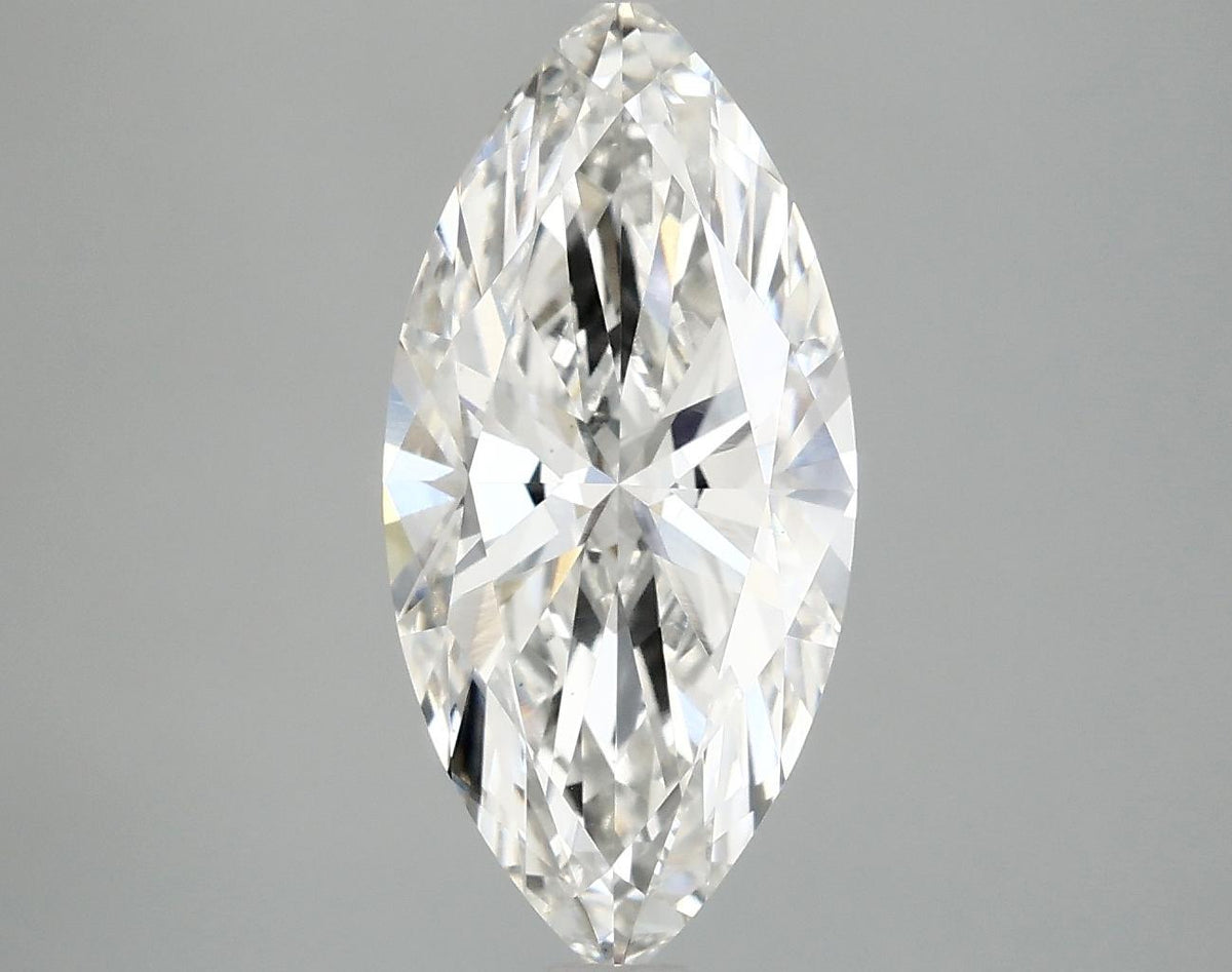 2.97 Carat Marquise Shaped Excellent Cut VVS2 IGI Certified Lab Grown Diamond
