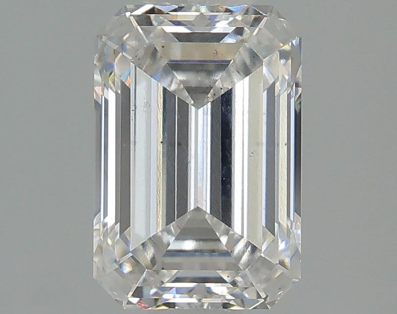 2.12 Carat Emerald Shaped Ideal Cut SI1 IGI Certified Lab Grown Diamond