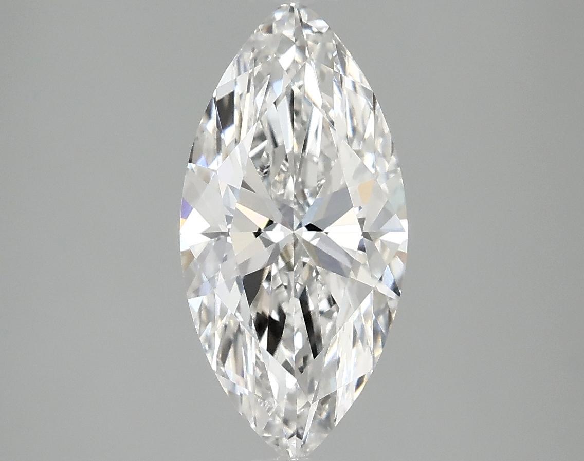 2.01 Carat Marquise Shaped Excellent Cut VVS2 IGI Certified Lab Grown Diamond