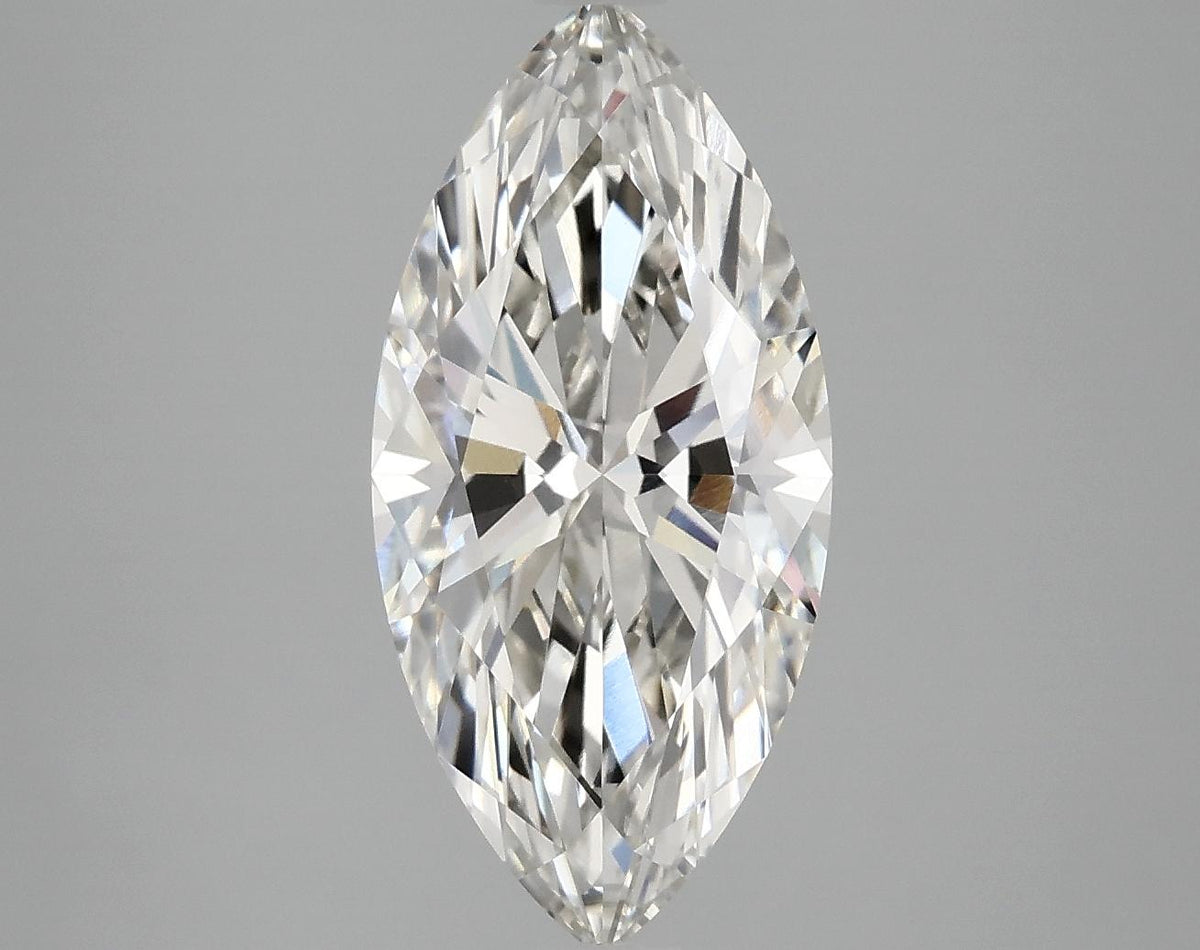 3.1 Carat Marquise Shaped Excellent Cut VVS2 IGI Certified Lab Grown Diamond