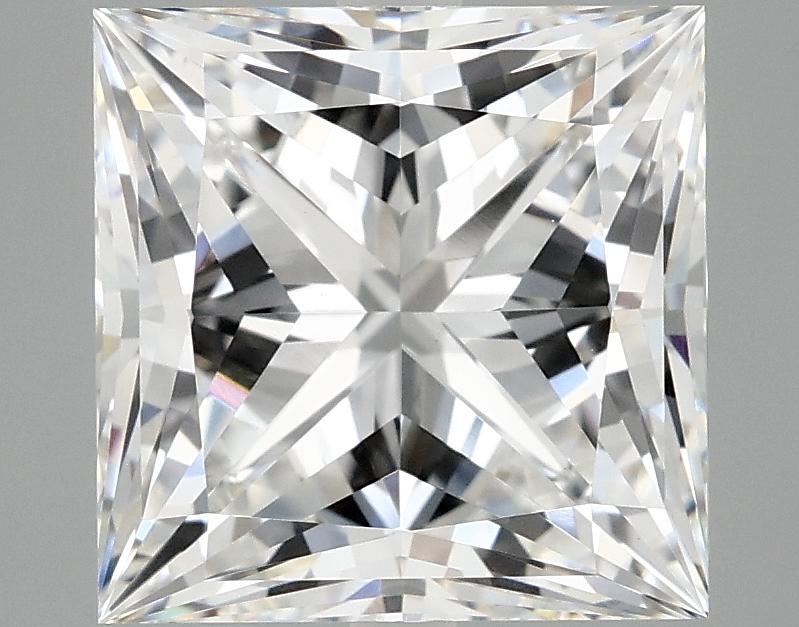 4.57 Carat Princess Shaped Ideal Cut VVS2 IGI Certified Lab Grown Diamond