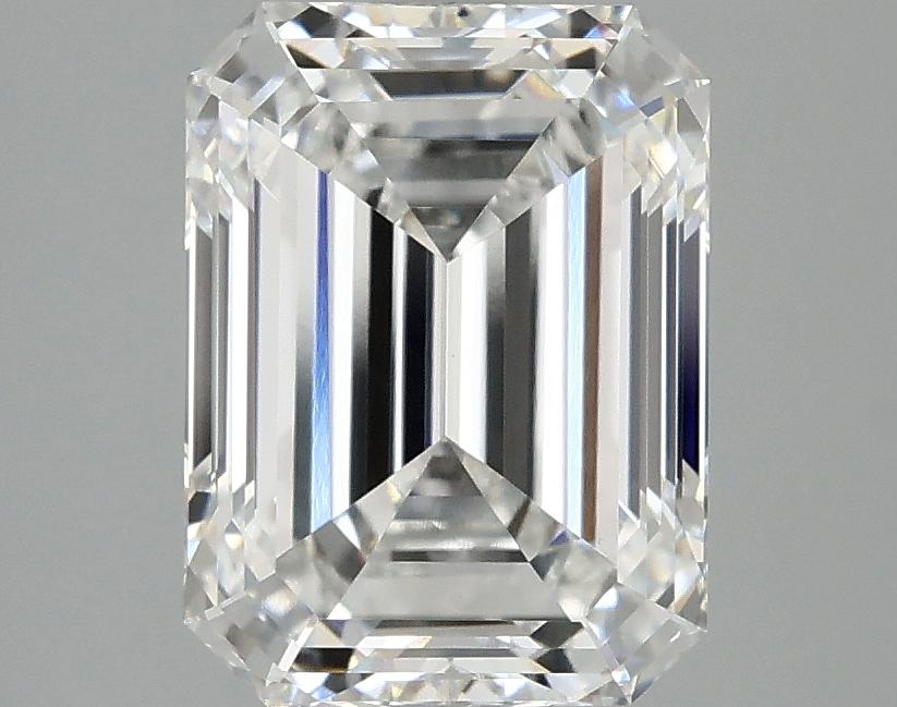 3.08 Carat Emerald Shaped Excellent Cut VVS2 IGI Certified Lab Grown Diamond