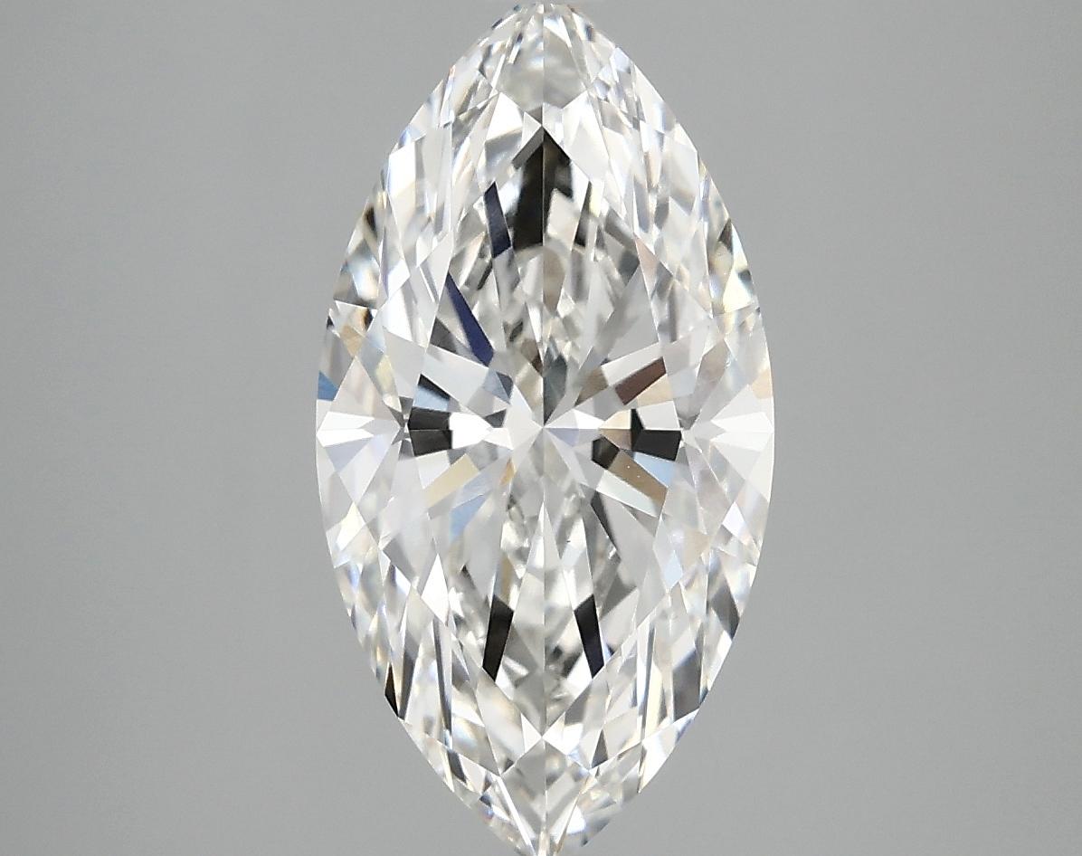 3.04 Carat Marquise Shaped Ideal Cut VVS2 IGI Certified Lab Grown Diamond