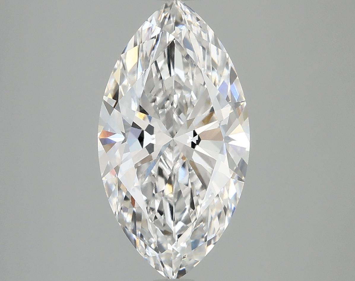2.98 Carat Marquise Shaped Excellent Cut VVS2 IGI Certified Lab Grown Diamond