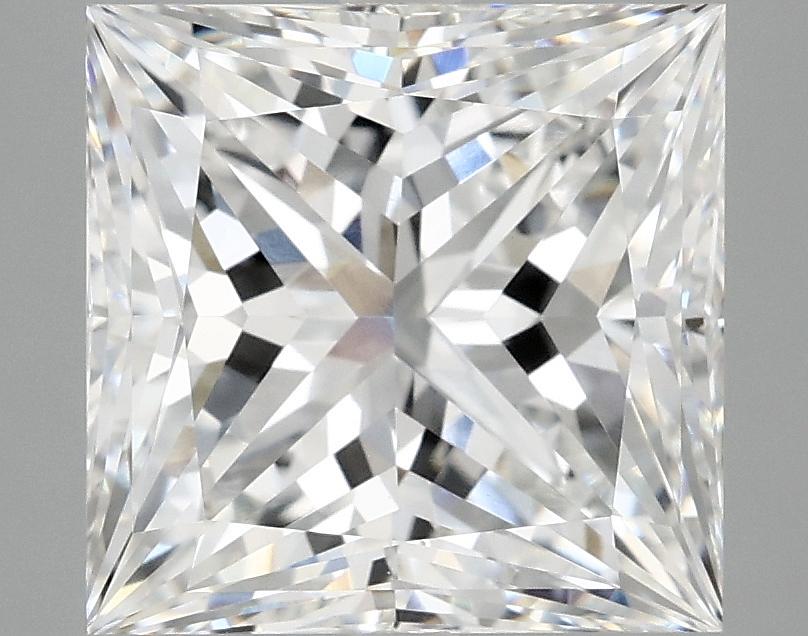 5.04 Carat Princess Shaped Ideal Cut VVS2 IGI Certified Lab Grown Diamond