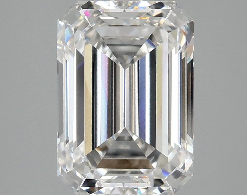 3.1 Carat Emerald Shaped Ideal Cut VVS2 IGI Certified Lab Grown Diamond