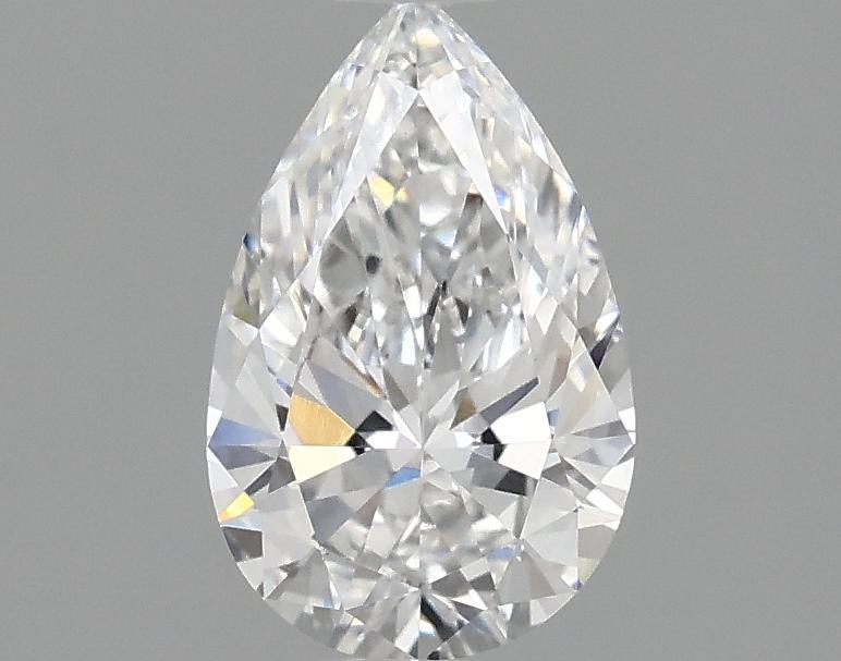 0.97 Carat Pear Shaped Ideal Cut VVS2 IGI Certified Lab Grown Diamond