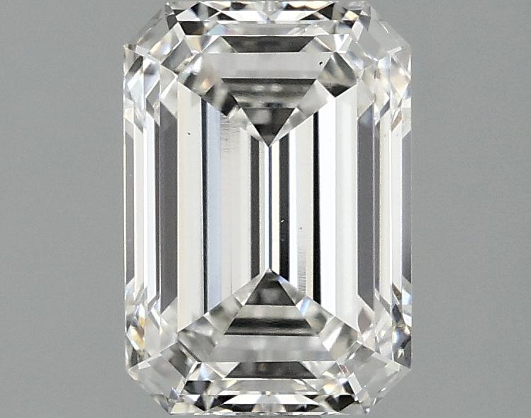 2.1 Carat Emerald Shaped Ideal Cut VS1 IGI Certified Lab Grown Diamond