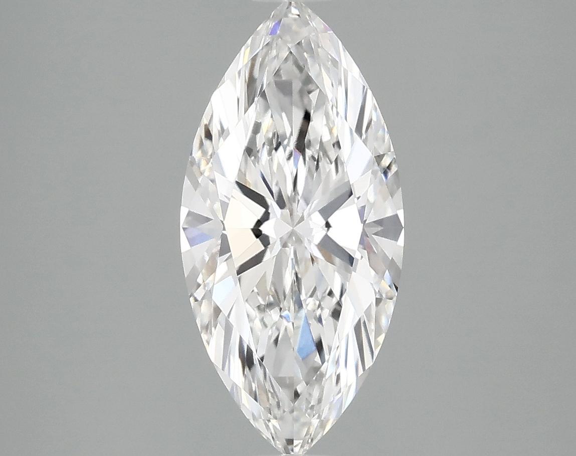 2.07 Carat Marquise Shaped Excellent Cut VVS2 IGI Certified Lab Grown Diamond