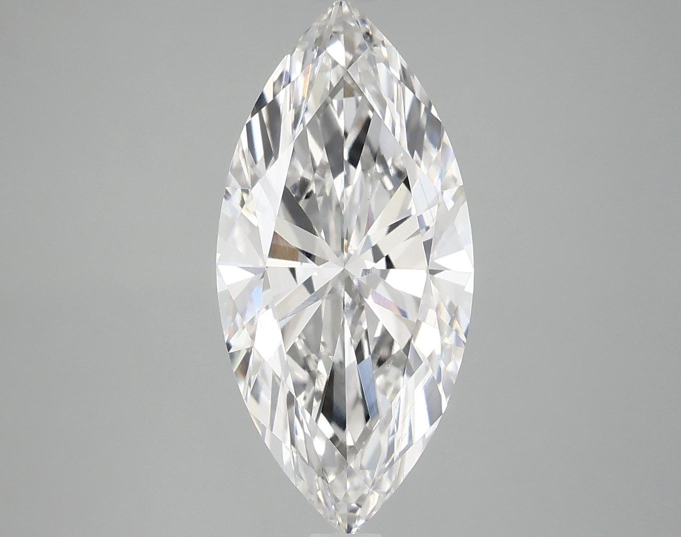 3.15 Carat Marquise Shaped Excellent Cut VS1 IGI Certified Lab Grown Diamond