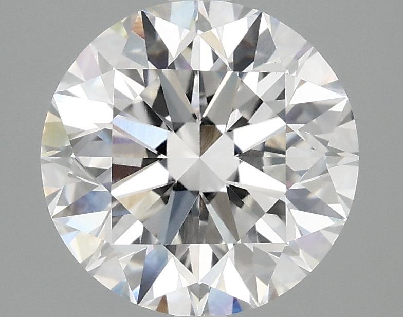 3.09 Carat Round Shaped Excellent Cut VVS2 IGI Certified Lab Grown Diamond