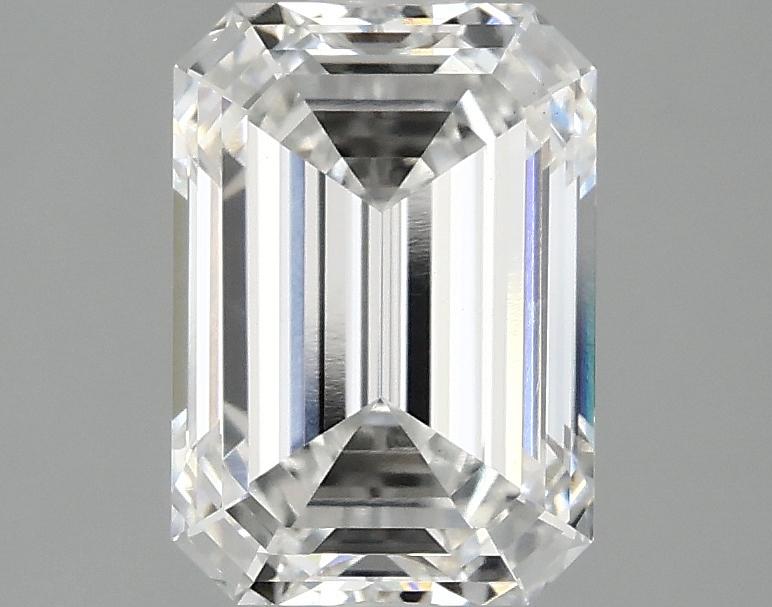 2.1 Carat Emerald Shaped Ideal Cut VS1 IGI Certified Lab Grown Diamond