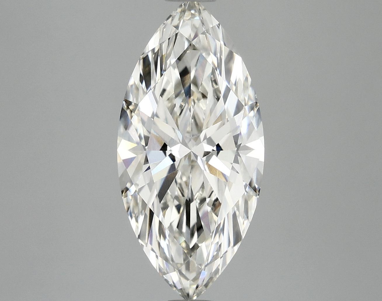 3.02 Carat Marquise Shaped Excellent Cut VS1 IGI Certified Lab Grown Diamond