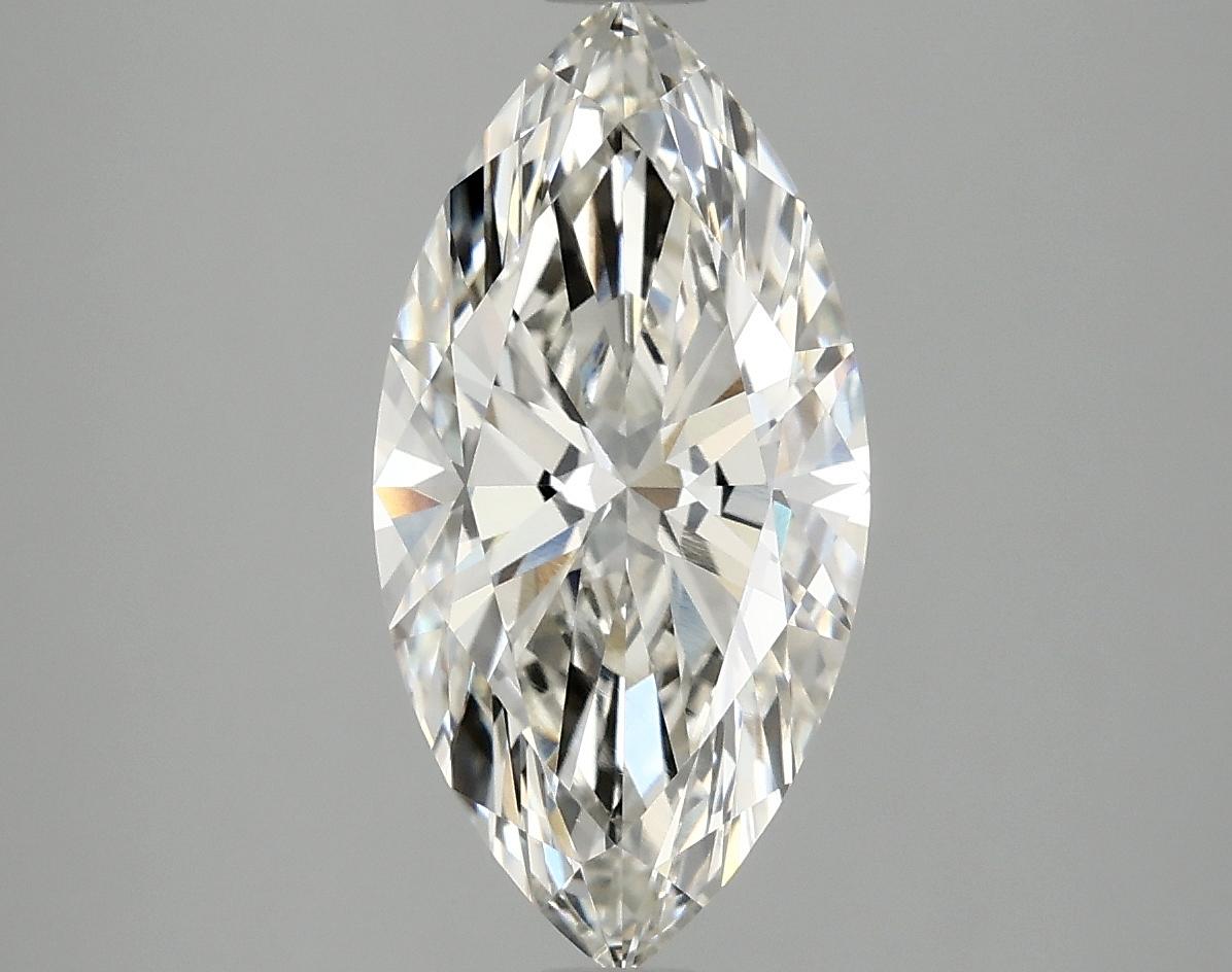 2.54 Carat Marquise Shaped Ideal Cut VVS2 IGI Certified Lab Grown Diamond