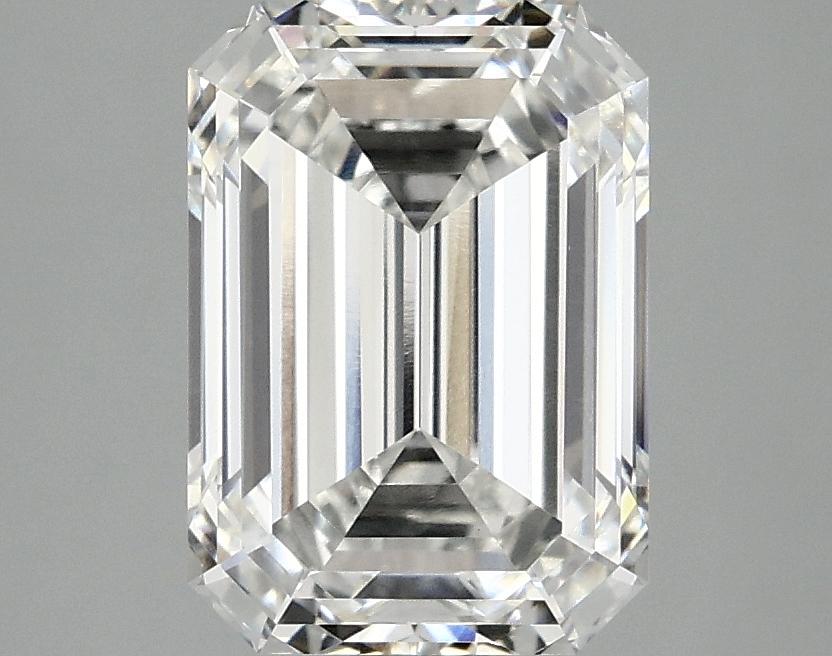 3.09 Carat Emerald Shaped Ideal Cut VVS2 IGI Certified Lab Grown Diamond