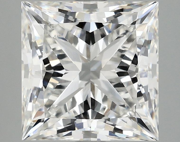 4.04 Carat Princess Shaped Ideal Cut VS1 IGI Certified Lab Grown Diamond