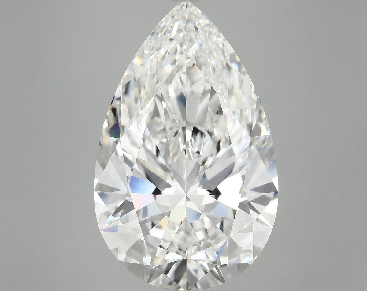 10.04 Carat Pear Shaped Ideal Cut VVS2 IGI Certified Lab Grown Diamond