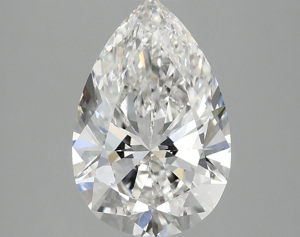 2.5 Carat Pear Shaped Excellent Cut VS2 IGI Certified Lab Grown Diamond