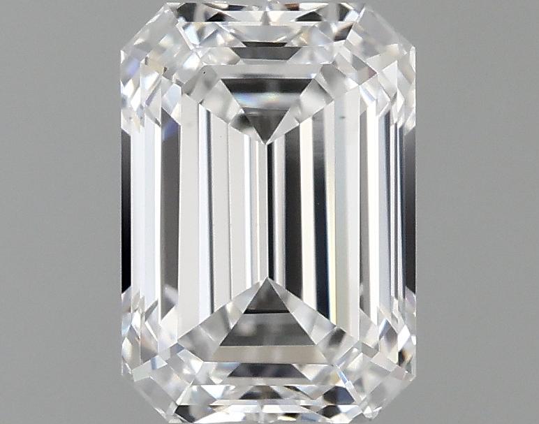 0.97 Carat Emerald Shaped Ideal Cut VVS2 IGI Certified Lab Grown Diamond