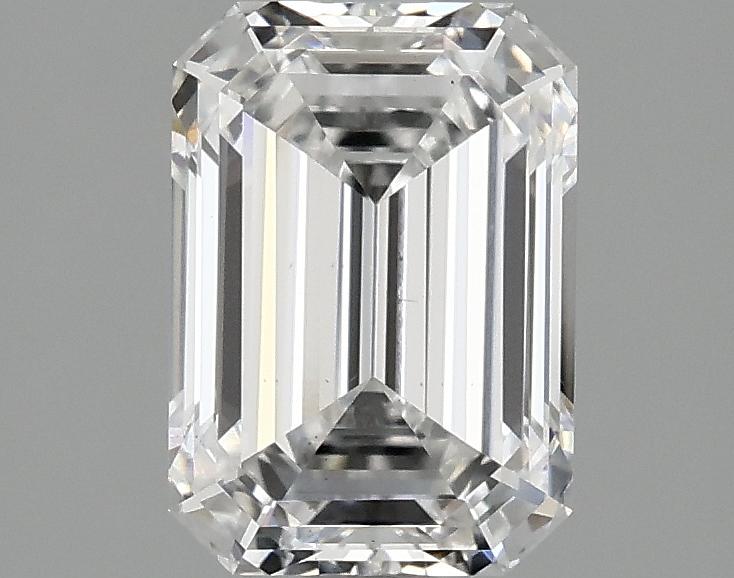 2.03 Carat Emerald Shaped Ideal Cut VS2 IGI Certified Lab Grown Diamond