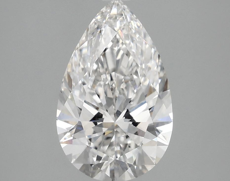 2.01 Carat Pear Shaped Ideal Cut VVS2 IGI Certified Lab Grown Diamond