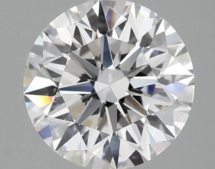 2.09 Carat Round Shaped Excellent Cut VVS2 IGI Certified Lab Grown Diamond
