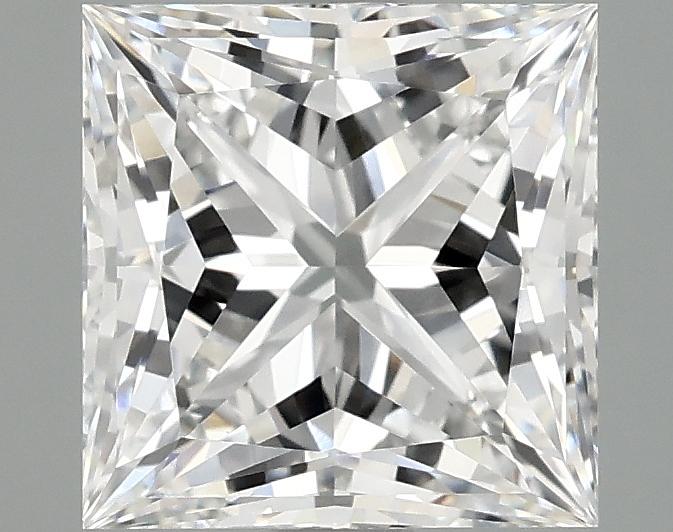 2.09 Carat Princess Shaped Ideal Cut VVS2 IGI Certified Lab Grown Diamond