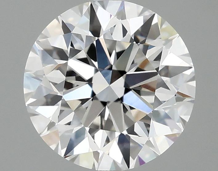 2.07 Carat Round Shaped Excellent Cut VVS2 IGI Certified Lab Grown Diamond