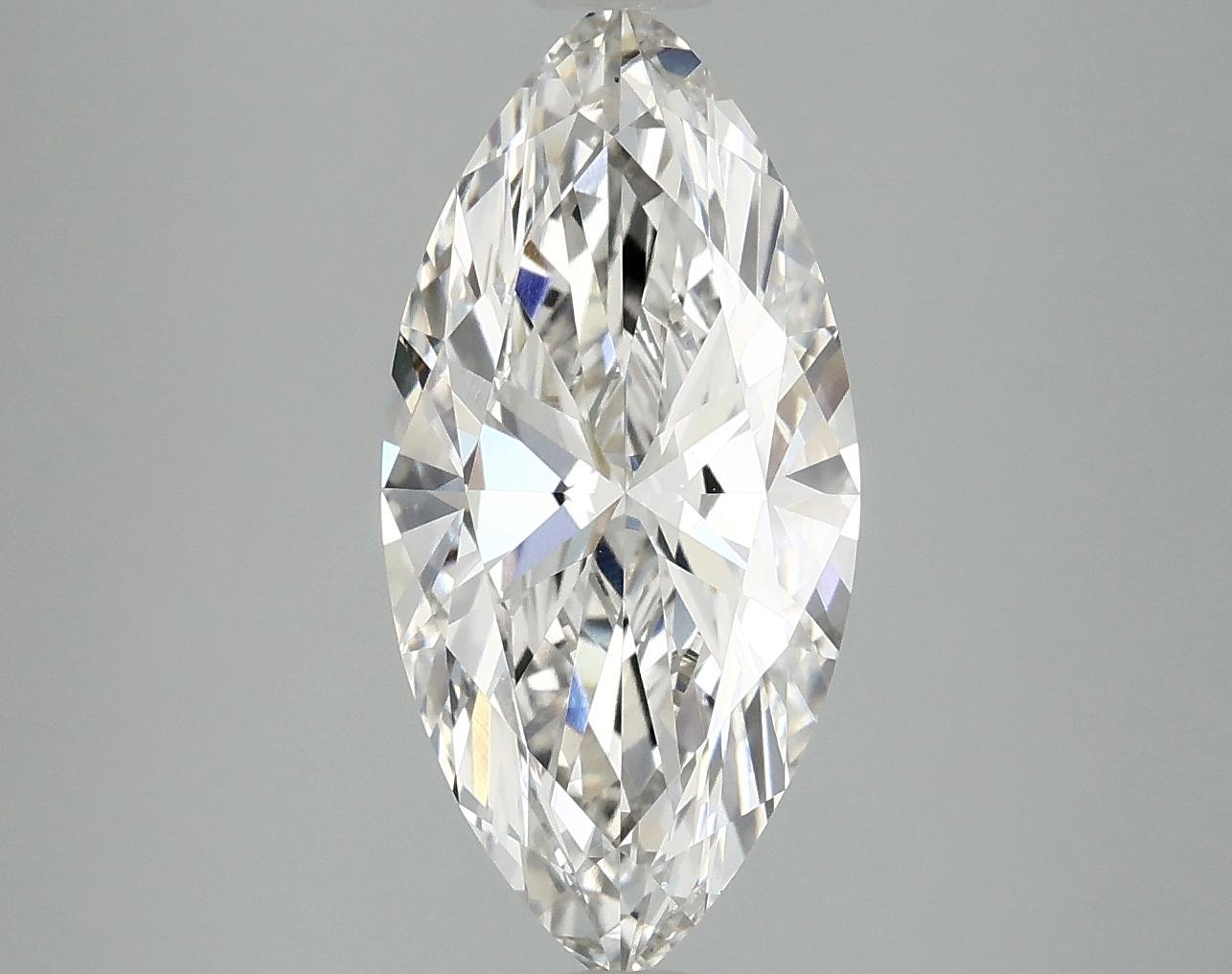 2.9 Carat Marquise Shaped Excellent Cut VVS2 IGI Certified Lab Grown Diamond
