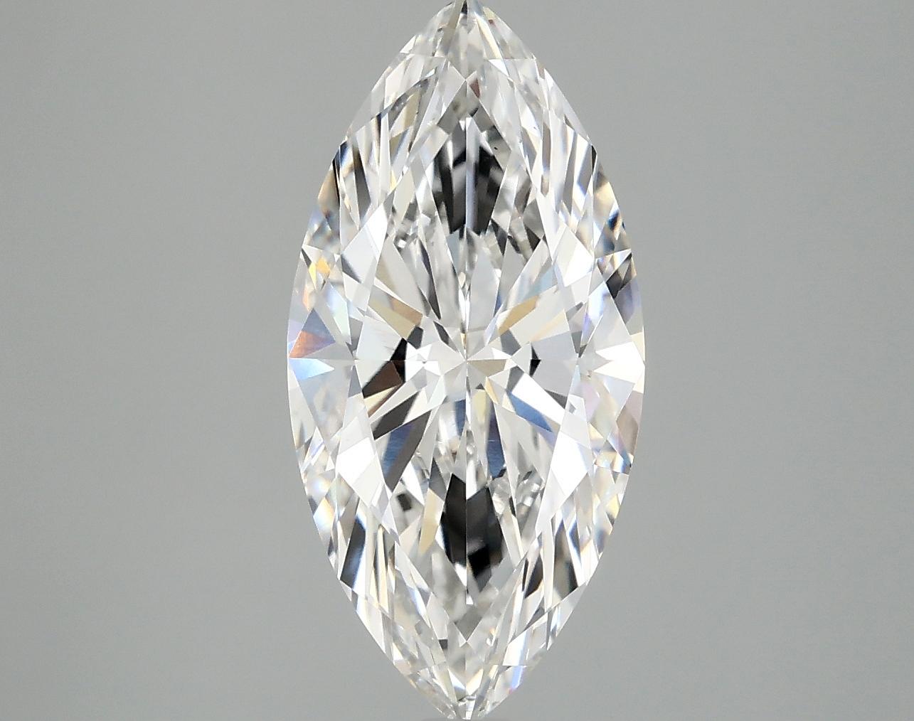 3.08 Carat Marquise Shaped Excellent Cut VS1 IGI Certified Lab Grown Diamond