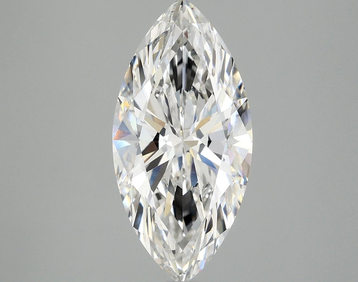 3.08 Carat Marquise Shaped Excellent Cut VS1 IGI Certified Lab Grown Diamond