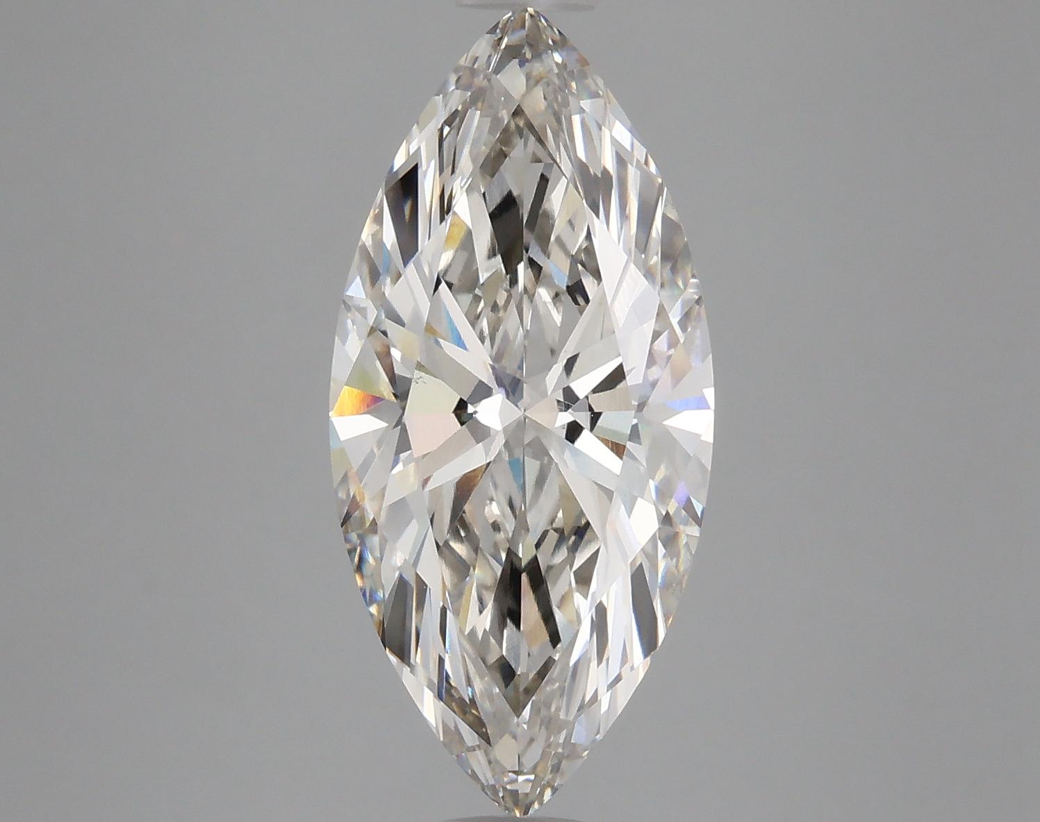 4.04 Carat Marquise Shaped Excellent Cut VS1 IGI Certified Lab Grown Diamond