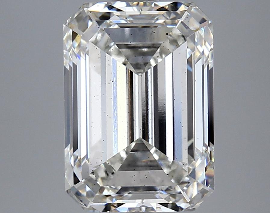 5.07 Carat Emerald Shaped Ideal Cut SI1 IGI Certified Lab Grown Diamond