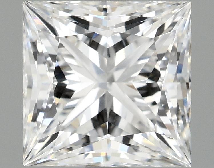 2.06 Carat Princess Shaped Ideal Cut VVS2 IGI Certified Lab Grown Diamond
