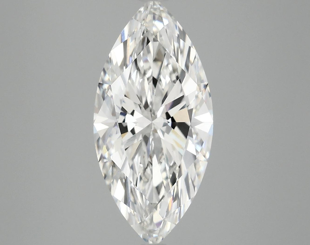 3.07 Carat Marquise Shaped Excellent Cut VVS2 IGI Certified Lab Grown Diamond