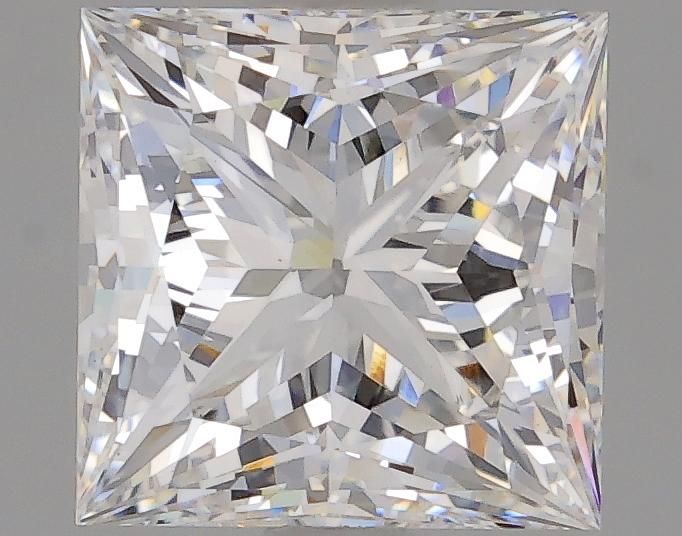 2.53 Carat Princess Shaped Ideal Cut VVS2 IGI Certified Lab Grown Diamond
