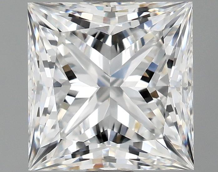1.82 Carat Princess Shaped Ideal Cut VVS2 IGI Certified Lab Grown Diamond