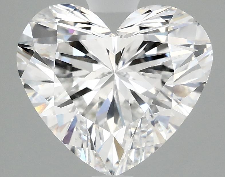 2.99 Carat Heart Shaped Ideal Cut VVS2 IGI Certified Lab Grown Diamond
