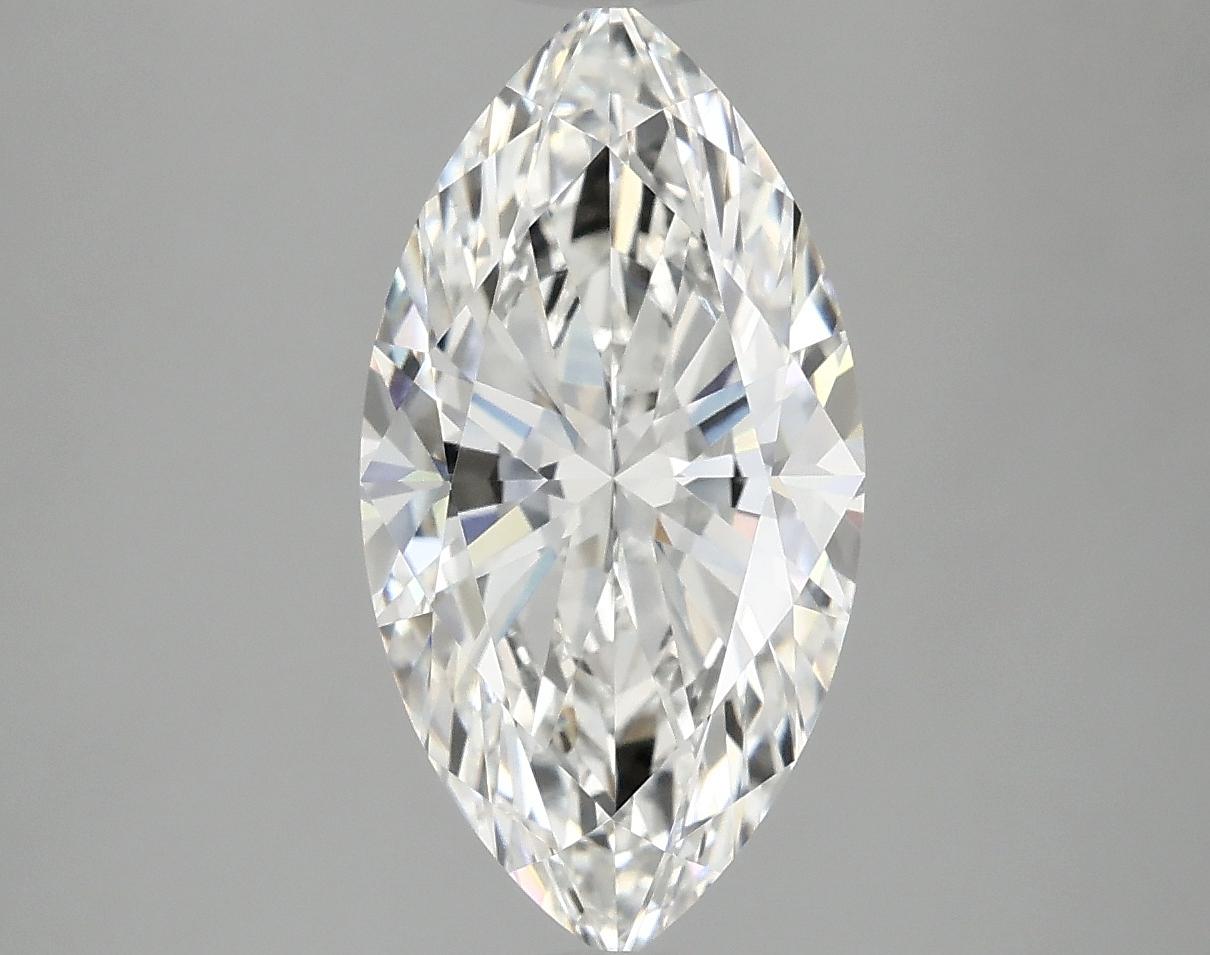 3.03 Carat Marquise Shaped Ideal Cut VVS2 IGI Certified Lab Grown Diamond