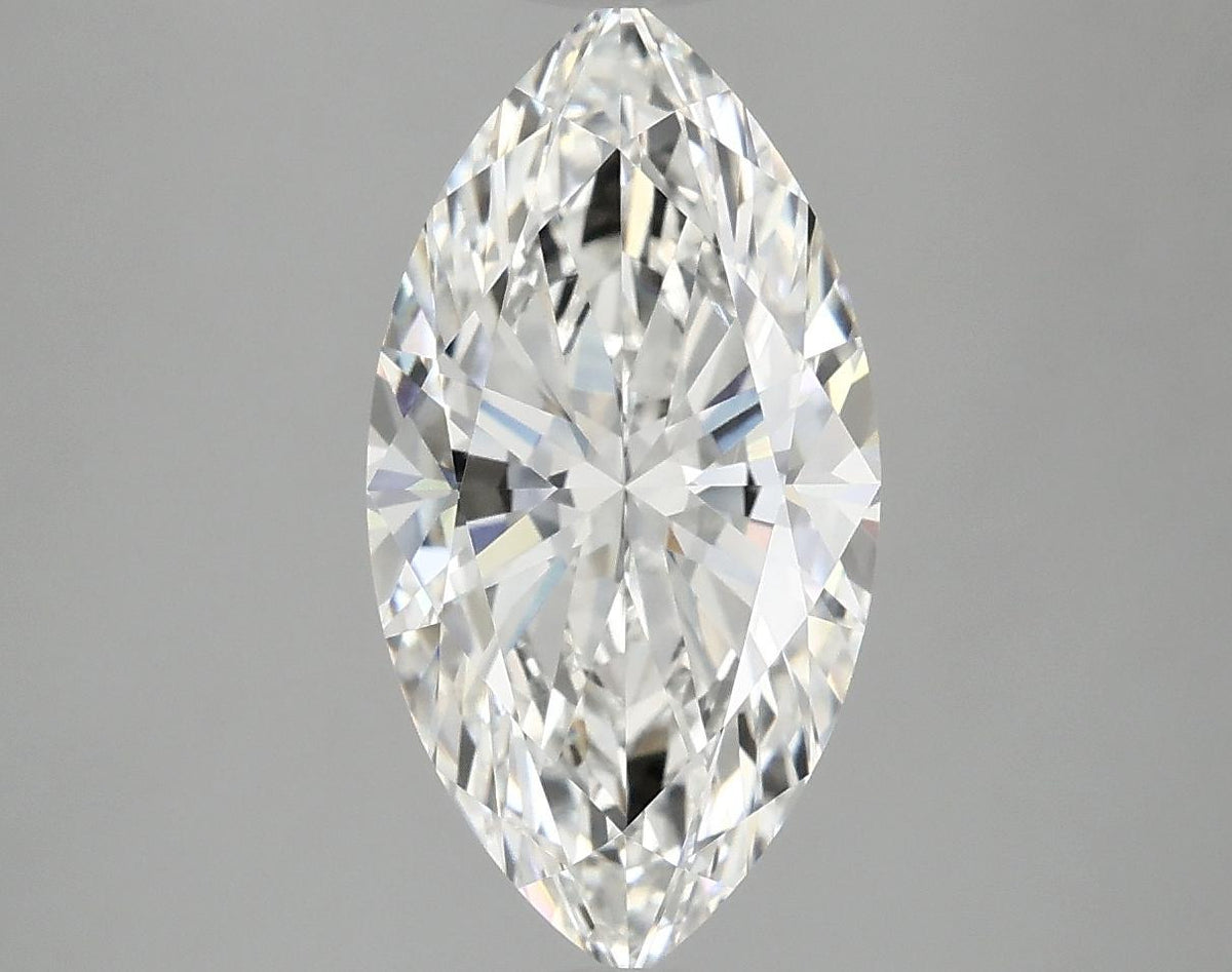 3.03 Carat Marquise Shaped Ideal Cut VVS2 IGI Certified Lab Grown Diamond
