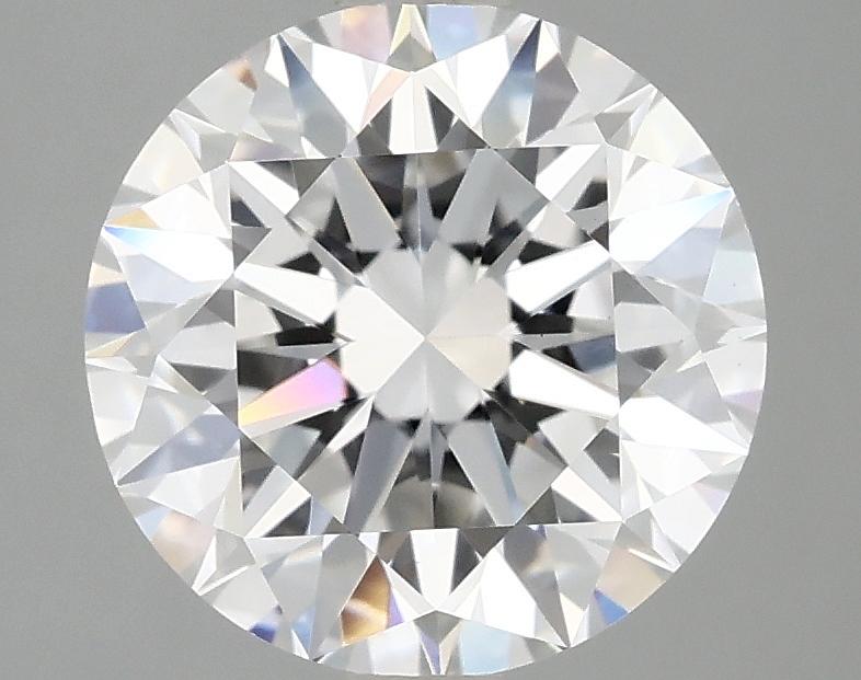 3.08 Carat Round Shaped Excellent Cut VS1 IGI Certified Lab Grown Diamond
