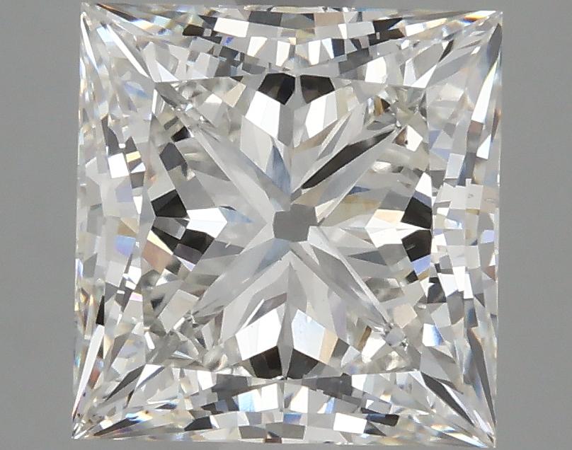 2.68 Carat Princess Shaped Ideal Cut VS2 IGI Certified Lab Grown Diamond