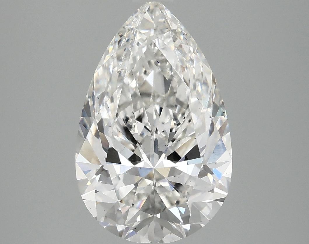 3.02 Carat Pear Shaped Ideal Cut SI1 IGI Certified Lab Grown Diamond