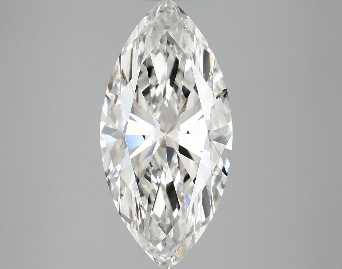 3.01 Carat Marquise Shaped Excellent Cut VVS2 IGI Certified Lab Grown Diamond