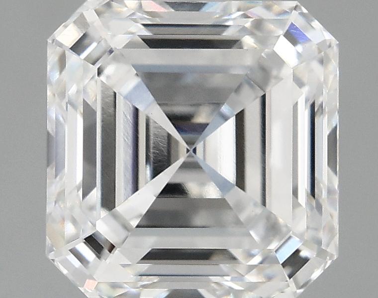 2.07 Carat Asscher Shaped Ideal Cut VVS2 IGI Certified Lab Grown Diamond