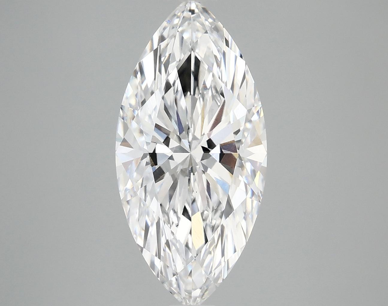 3.08 Carat Marquise Shaped Excellent Cut VS1 IGI Certified Lab Grown Diamond